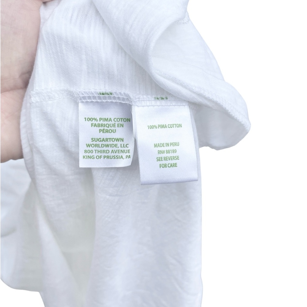 NWOT Lilly Pulitzer Meredith Resort White Tee - Picture 6 of 8